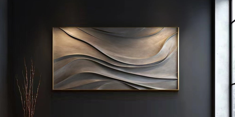 How Does the Size and Proportion of Wall Art Affect the Visual Effect of a Space?