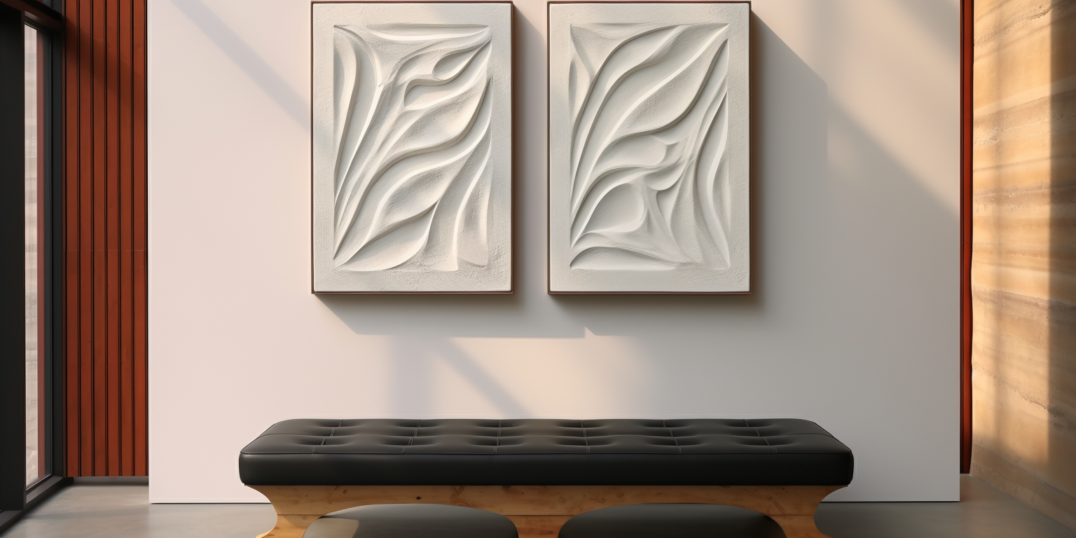 Earthy Meets Elevated 2025 natural color palette inspiration with warm ochre, terracotta, and muted greens in modern interior design