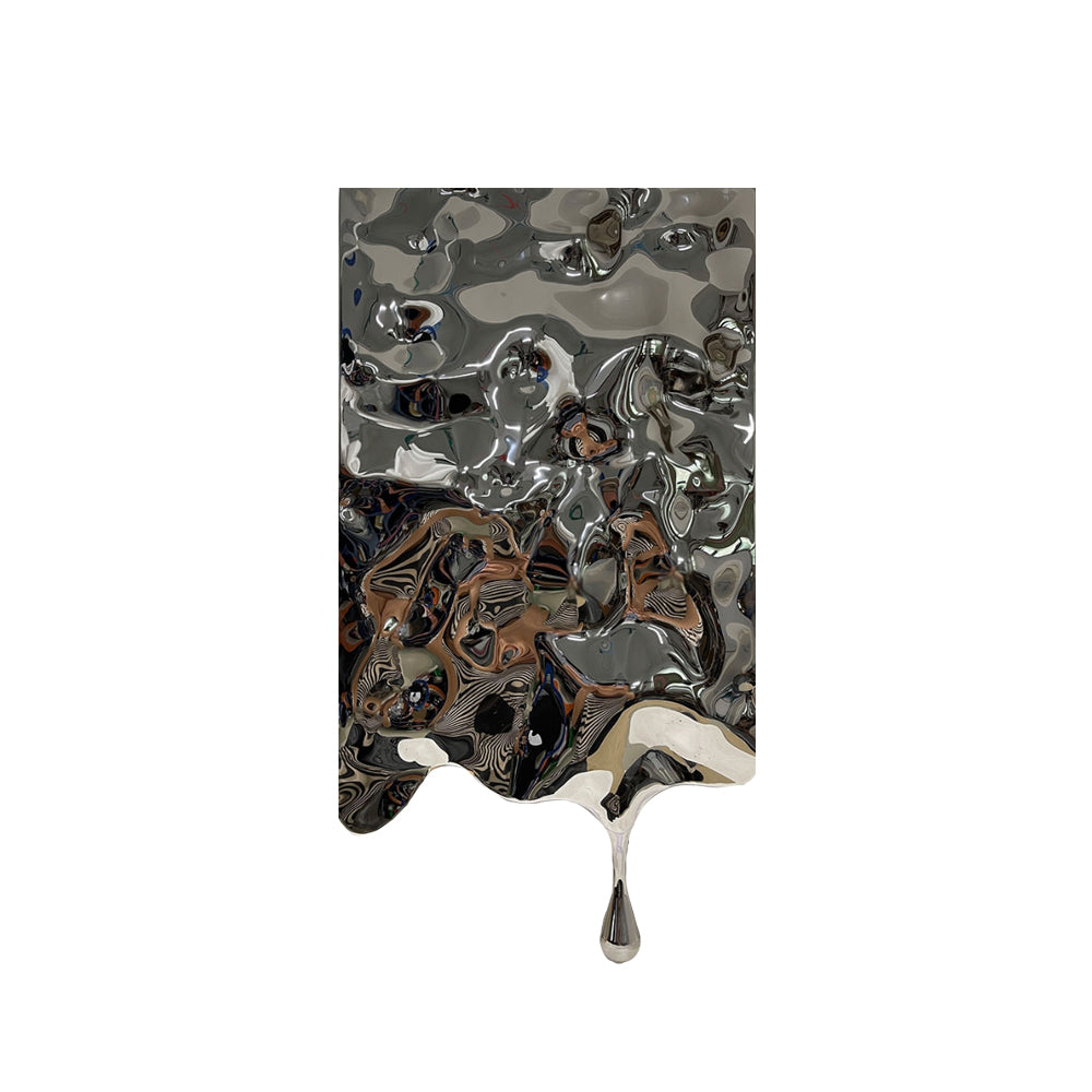 リヴァイ　メタルアート No.001 Metallic Kinetic Drizzle Metal Wall Art – ArtNouveauVision