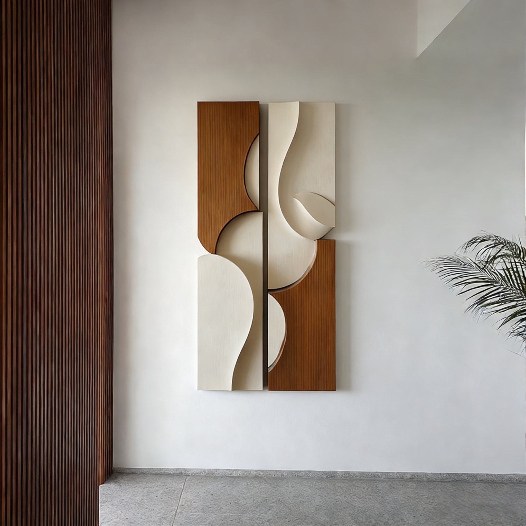 Organic Curve Wall Sculpture
