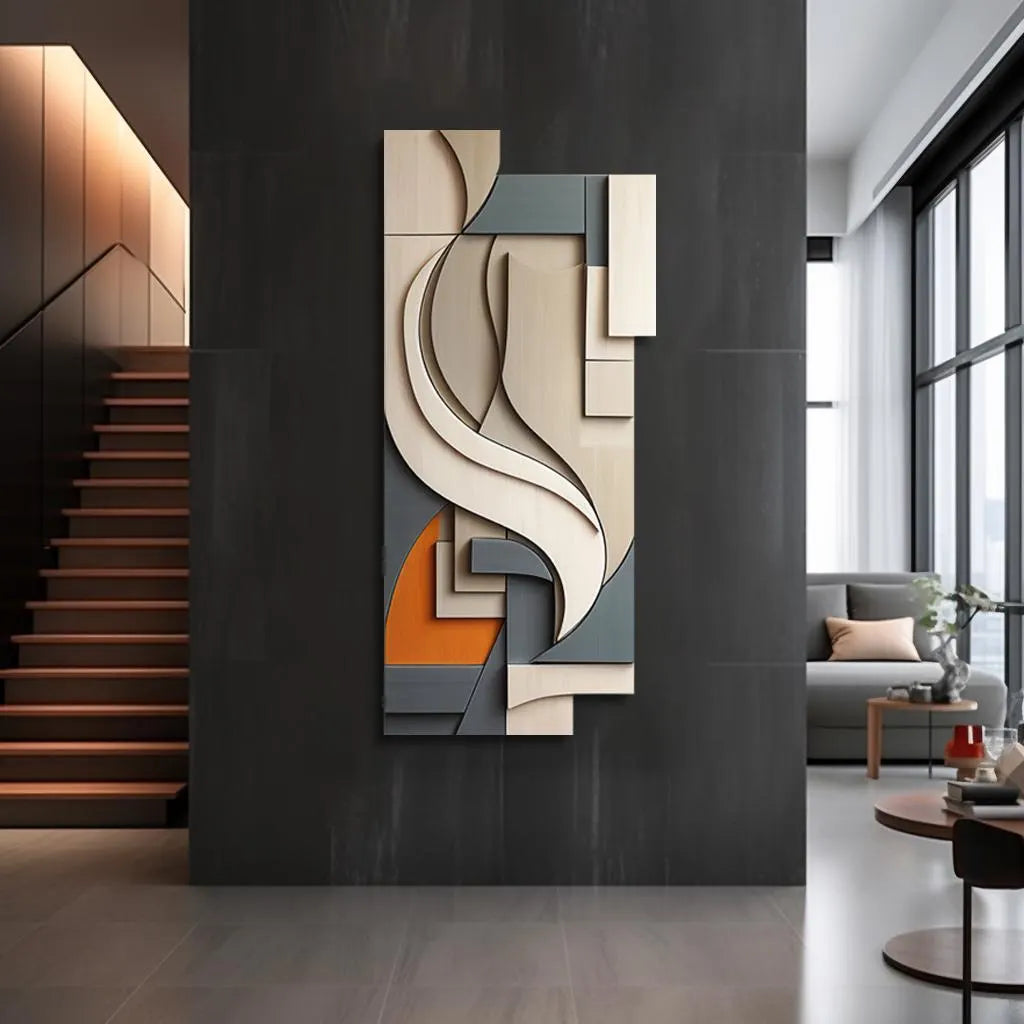 Geometric Flow Sculpture