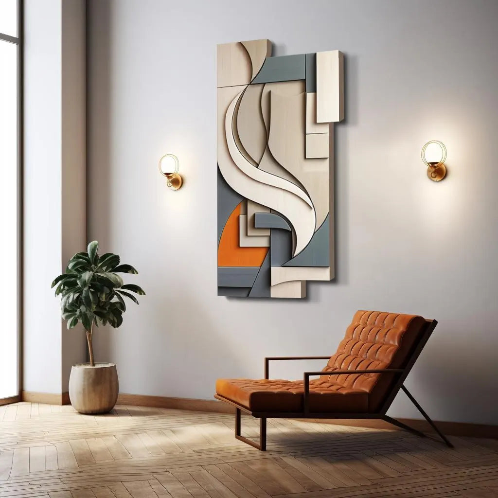 Geometric Flow Sculpture